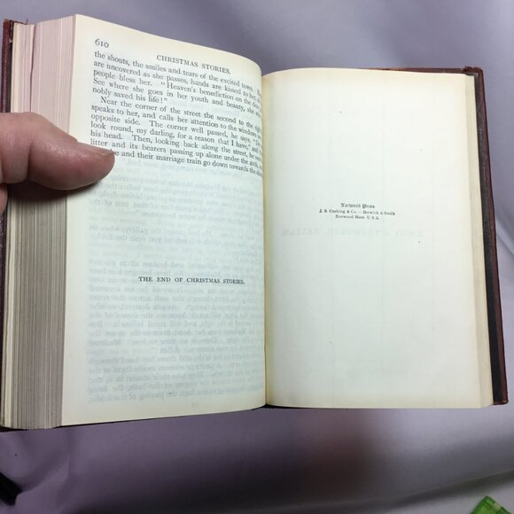 Antique Christmas Stories by Charles Dickens-Thomas Nelson & Sons 1904 Vol. XIII - Picture 10 of 13
